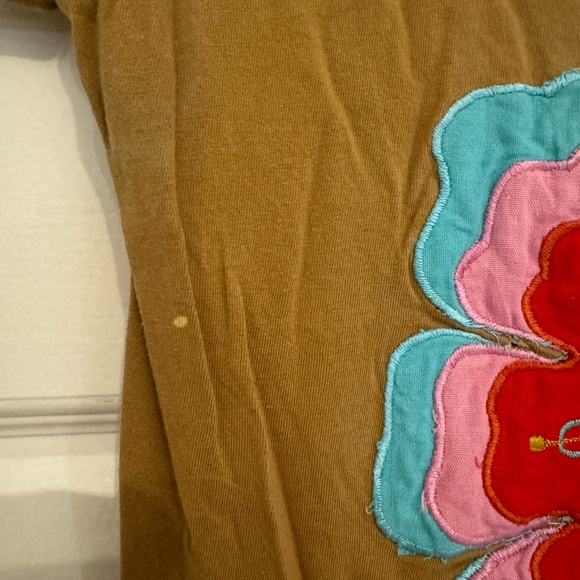 Retro flower power embroidered top - Picture 5 of 5